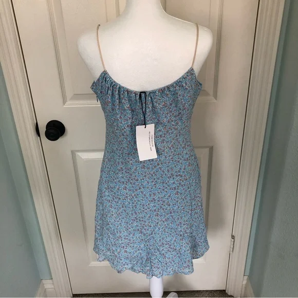 NWT Cotton Candy LA Blue Floral Dress - Picture 3 of 10